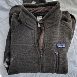 Patagonia M Brown Quarter Zip Better Sweater